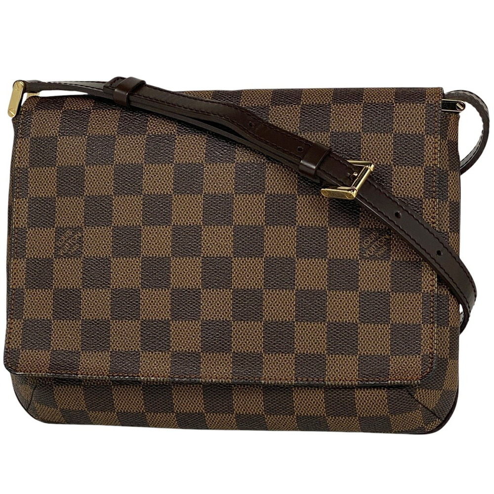 Louis Vuitton Musette Tango Short Shoulder Bag Damier Brown